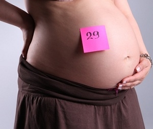 Фото живота на 29 неделе беременности