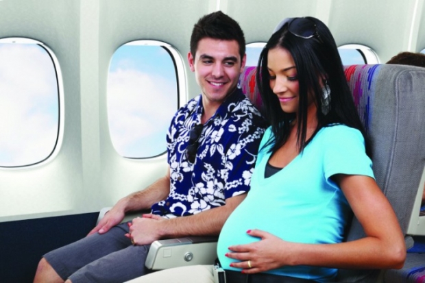 Путешествия во время беременности на самолете