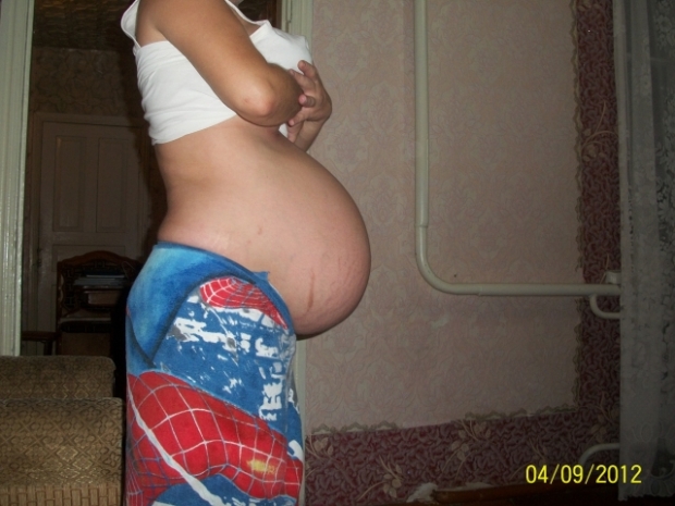Фото живота на 37 неделе беременности