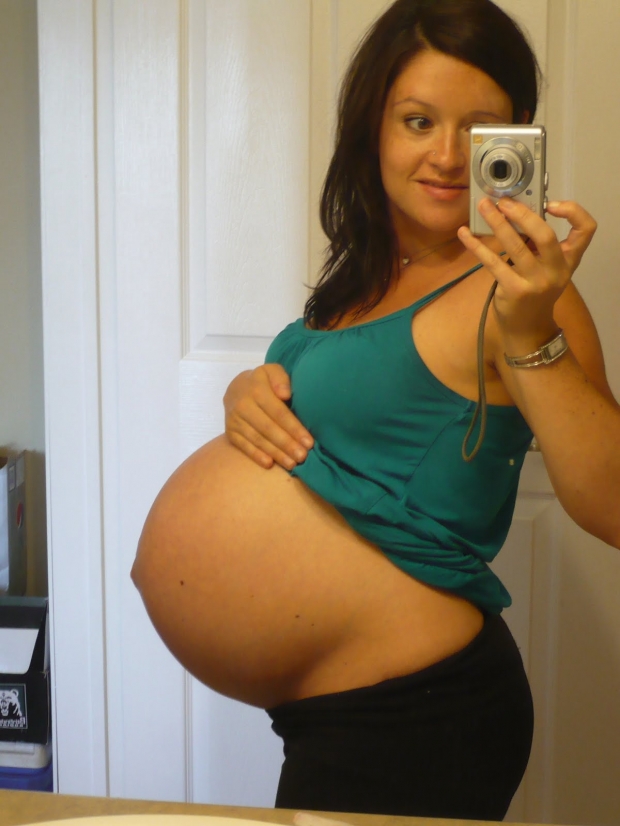 Фото живота на 40 неделе беременности