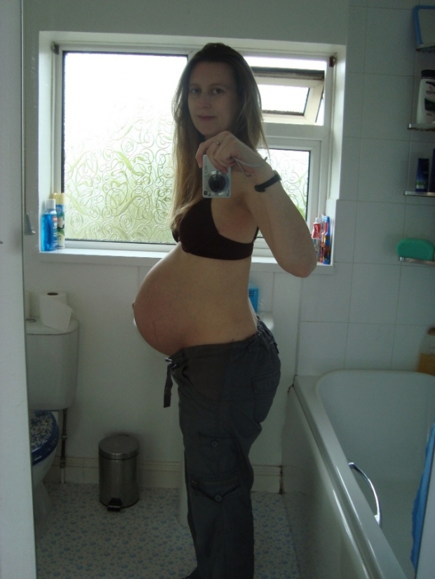 Фото живота на 41 неделе беременности